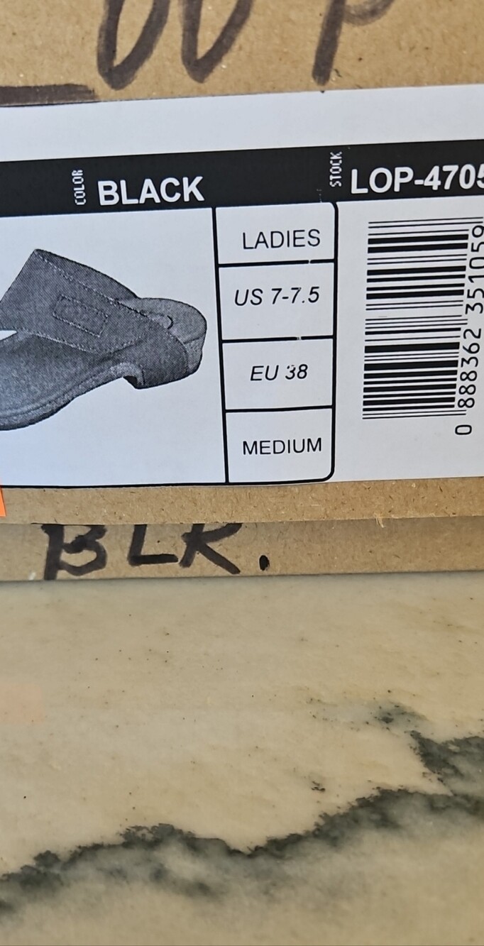 Taos Loop Black Ladies Toe-Post Comfort Sandals - Picture 2 of 5